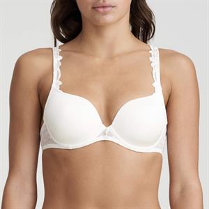 White T Shirt Bra Smooth Cup Underwired sizes 34 36 38 B C D 